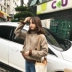 Xin giúp 麂 áo khoác ngắn dày học sinh Hàn Quốc đẹp trai sang trọng lông cừu xe máy áo khoác nữ mùa đông Áo khoác ngắn