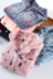 Flannel đồ ngủ nữ đơn áo mùa thu và mùa đông san hô lông cừu dày ấm áo len dài tay ngọt ngào dịch vụ nhà - Pyjama quần áo bông ấm áp Pyjama