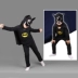 Bộ đồ chơi trẻ em 3 trong 1 Halloween thể hiện trang phục Quần áo Batman quần bó Người dơi thời trang trẻ em hàn quốc Trang phục