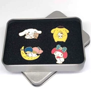 Nhật Bản Sanrio Yugui dog Melody pudding dog Gemini star drop brooch denim suit phụ kiện - Trâm cài