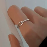 Модное небольшое дизайнерское кольцо, серебро 925 пробы, коллекция 2022