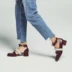 Mùa hè 2019 thiết kế mới độc lập thương hiệu, giày khóa giữa và nhiều lớp, giày cắt thấp, giày da - Giày cắt thấp adidas stan smith nữ Giày cắt thấp