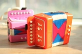 Аккордеон, игрушка, музыкальные музыкальные инструменты для мальчиков и девочек, раннее развитие, подарок на день рождения, обучение