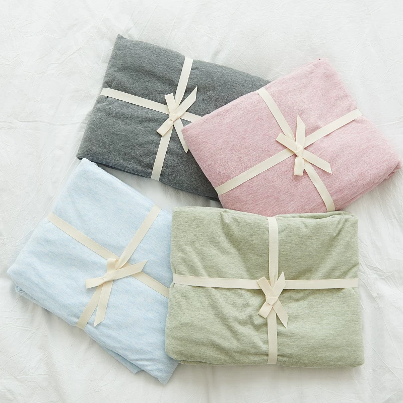 Cotton knitted sheet, bedspread, 1.8m