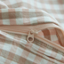 Rửa bông kẻ sọc bông quilt cover mảnh duy nhất đơn giản màu rắn Tân Cương cotton đơn đôi quilt cover giường đơn giản Quilt Covers