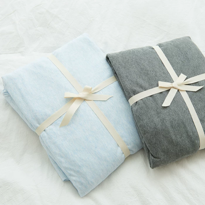 Cotton knitted sheet, bedspread, 1.8m