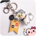 Im lặng tình yêu cô gái tim hàng tạp hóa sáng tạo Hàn Quốc dễ thương Wang dog túi chìa khóa nữ mini multi-chức năng thay đổi bưu kiện ví móc khóa da Trường hợp chính