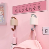 Творческая белка крюк -Бесплатный милый мультфильм мощный без следа липкой липкий крюк настенный настенный дверной крюк позади позади