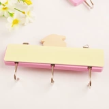 Япония креативный мультипликационный карауон Сяосин может неоднократно использовать трехобменную дверь крючков за кухней ванной деревянный липкий крюк