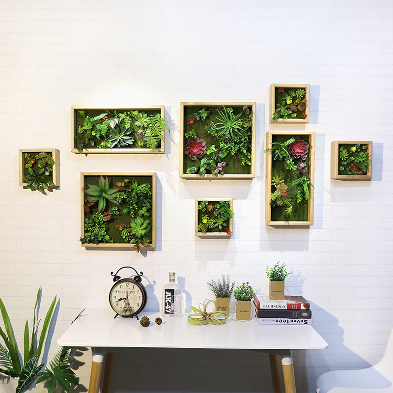 Настенный аксессуар. Настенные растения. Панно из искусственных растений на стену. Настенная композиция из искусственных растений. Растения на стене.