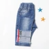 Cô gái quần jeans mới 12-15 tuổi trẻ em ống túm mùa hè cắt quần trong cậu bé lớn denim quần short mùa hè quan ao tre em Quần jean