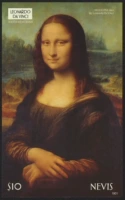D051 Невис 2019 Итальянский художник да Винчи «Знаменитая картина" Мона Лиза "