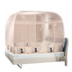 Cửa lưới chống muỗi yurt vuông hàng đầu ba cửa dây kéo muỗi miễn phí lắp đặt lưới chống muỗi học sinh đôi lưới 1,5m giường 1,8 m giường 1,8 m - Lưới chống muỗi khung mùng ngủ Lưới chống muỗi