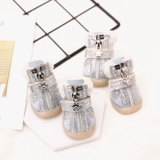 Обувь для домашних животных новая супер вспышка для ботинки для ботинки собачьи туфли для домашних животных -устойчивая анти -славитная обувь XB1791/72