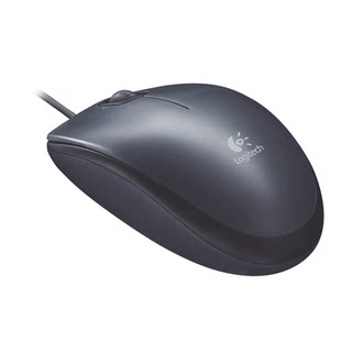 Оригинальная мышь Logitech M90 для ноутбука с фотоэлектрическим сенсором, проводная USB-мышь
