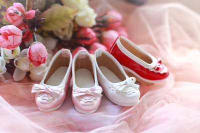 taobao agent Spot [Flower Ling] 1/4bjd shoes candy -colored leather shoes ballet shoes RL giant baby MSD Luts myou