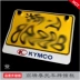 KYMCO Gwangyang Bảng hiệu xe máy Sửa đổi Phổ biến Làm dày Tấm giấy phép giao thông mới Khung sau khi đạp khung - Kính kính tròn Kính