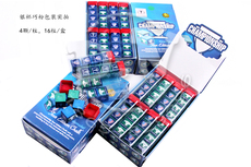 Мел для кия 正品银杯世锦赛巧粉斯诺克中八花式九球台球杆巧克粉防滑桌球配件