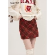 Áo len dài tay màu tương phản kiểu Pháp "Beyond Xi" của Ouyang Xi dành cho nữ mùa đông Bộ đồ len giảm béo dáng rộng