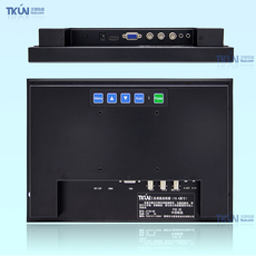 монитор tkun 12寸工业监视监控显示器 彩色lcd液晶屏强固型jt1200-hd