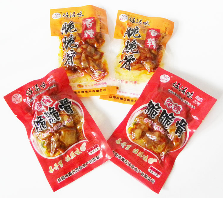 湖南特产 伍滋味脆脆骨 领跑新口味 伴酒零食 猪脆骨软骨 5斤/袋