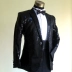 Bộ đồ nam, váy nam, trang phục, sequin đen, trang phục, lễ cưới, bộ vest, 3085 Suit phù hợp