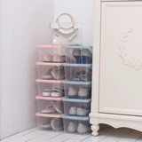 Прозрачные пластиковые туфли, простая обувь, коробка для хранения подходит для мужчин и женщин, универсальный комплект, увеличенная толщина