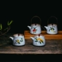 Jingdezhen gốm sứ pastel dầm vẽ tay nồi lò lọc trà ấm trà kiểu Nhật đơn - Trà sứ tách uống trà