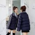 Thời trang Hàn Quốc quần short màu thẳng ấm áp và thoải mái giản dị áo dài xu hướng đô thị áo khoác cotton - Quần áo độn bông thể thao