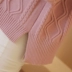 Phiên bản Hàn Quốc của OL lady nhỏ nước hoa thời trang áo len mùa thu đông thoải mái cá tính đơn giản hoang dã áo len cổ tròn dài tay - Áo len thể thao / dòng may áo cardigan nam Áo len thể thao / dòng may