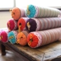 Liu Chị vải thô cũ vải thô cổ tử cung gối kẹo gối kiều mạch vòng gối gối sức khỏe đặc biệt cung cấp gối ôm