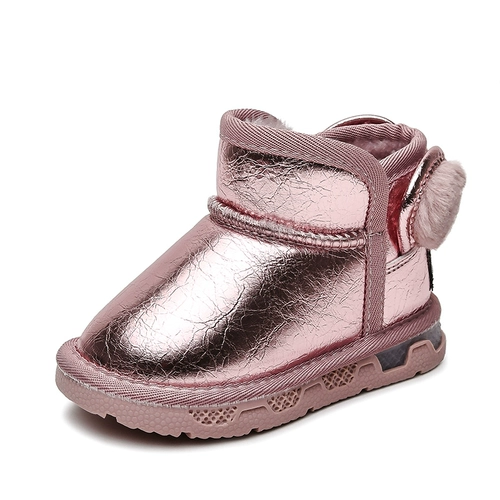 Детские демисезонные ботинки, флисовые короткие сапоги