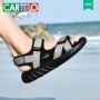 Cartier cá sấu của nam giới dép mùa hè thể thao dép nam đáy mềm Hàn Quốc giày bãi biển nam sinh viên giày thường thủy triều dép sandal xỏ ngón nữ
