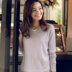 [WZK01045] Jasmine Một bộ sưu tập nhẹ nhàng và say mê âm ỉ trước và sau khi mặc một chiếc áo đan len cổ tròn áo len đẹp Cardigan