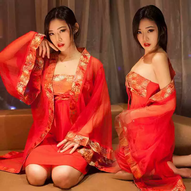 Đồ lót bụng phong cách retro dành cho người lớn nóng bỏng đồ ngủ nữ gợi cảm hanfu gợi cảm quần áo cổ xưa quyến rũ - Bellyband