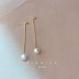 Длинные серьги из жемчуга, цепь, популярно в интернете