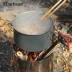 Titan thợ thủ công ngoài trời đơn giản bếp bọ xít bếp 2 thế hệ gấp gỗ di động bếp than bếp lửa gió - Bếp lò / bộ đồ ăn / đồ nướng dã ngoại