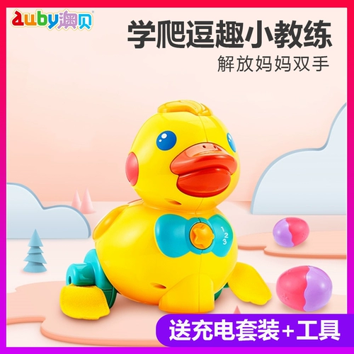 Электрическая игрушка для ползания, 6-12 мес., утка