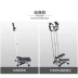Máy chống gió nữ hộ gia đình câm máy tại chỗ leo chân máy đa chức năng thiết bị thể dục nhỏ 6 máy màu đen - Stepper / thiết bị tập thể dục vừa và nhỏ