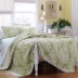 Bông cổ điển chất lượng cao của Mỹ được giặt bằng chăn trải giường gồm ba bộ mùa xuân và mùa thu đa chức năng thảm trải giường Trải giường