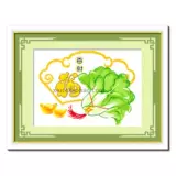 Cross -STITCH 2023 Новая линейная вышивка Baicai Fortune Polycare Управление висящая живопись Простая современная маленькая простая вышивка