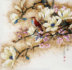 Su thêu DIY kit người mới bắt đầu dòng có thể hướng dẫn các nhãn hiệu Tô Châu thêu sơn trang trí Qingyun Magnolia Bộ dụng cụ thêu