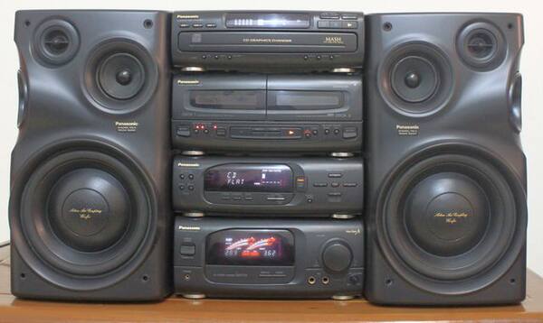 Подержанный звук panasonic CH717X четверть тело сочетание звук компьютер динамик