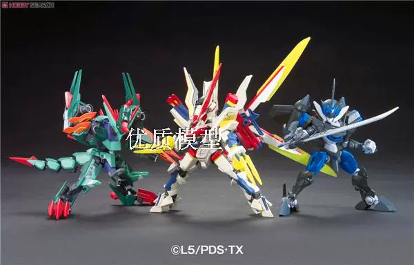 Импортированный набор Bandai Carton Fighter Dort Bouncing Polyplane LBX Jenock 1-й Jenok squad