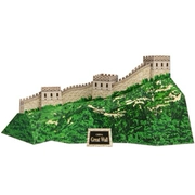 Toàn bộ 6 trẻ em lao động chân tay Trung Quốc Great Wall Miles Great Wall Mô hình giấy 3D mô tả giấy tự làm - Mô hình giấy