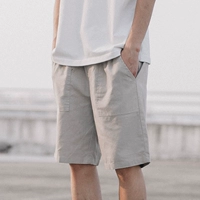 GBOY mùa hè Nhật Bản Harajuku phong cách linen quần short nam thanh niên màu rắn đơn giản phần mỏng rửa chic loose quần quần thể thao