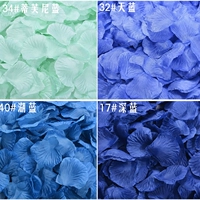 Tiffany, реалистичный синий морской макет, украшение, розы