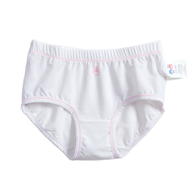 David Anne girls underwear cotton briefs class a light breathable baby girls underwear white