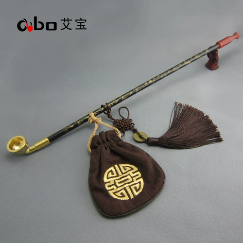 Старый стиль расширенный дым с твердым деревом длинной полюс