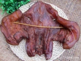 Свинья рот, рот рот, свиная голова, мясо, бекон, свиная, нос, копчена